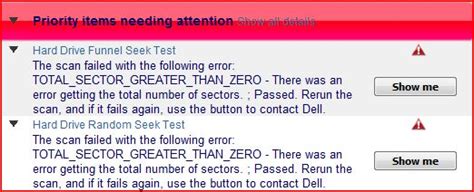 dell funnel seek test warning external hard drive|Funnel and random seek test failures .